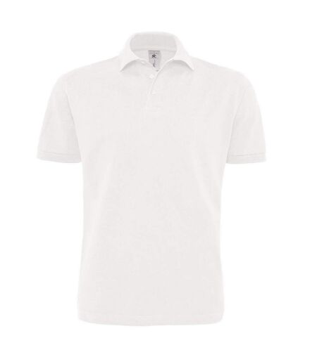 Polo heavymill homme blanc B&C