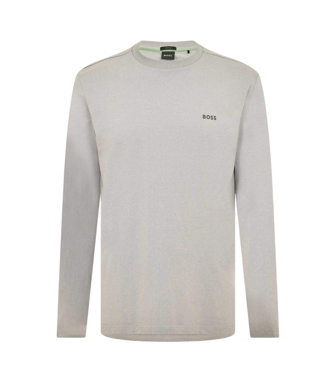 Mens Classic Logo Regular T-shirt Grey Boss-1