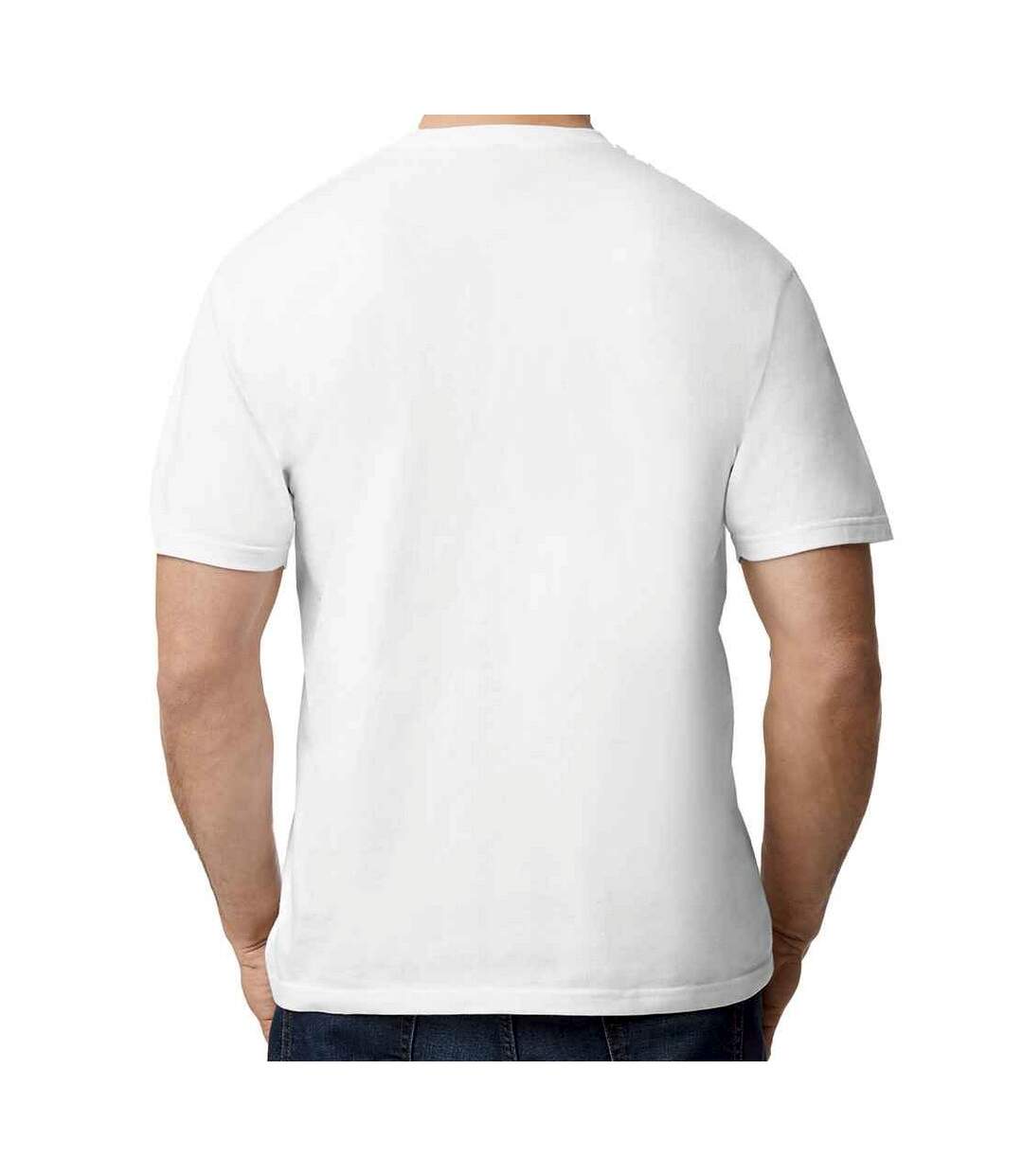 T-shirt homme blanc Gildan