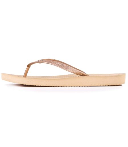 Isotoner Tongs femme tige paillettes