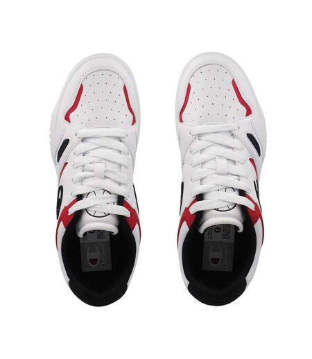 Baskets Point Tech Homme Blanc Rouge Noir Champion