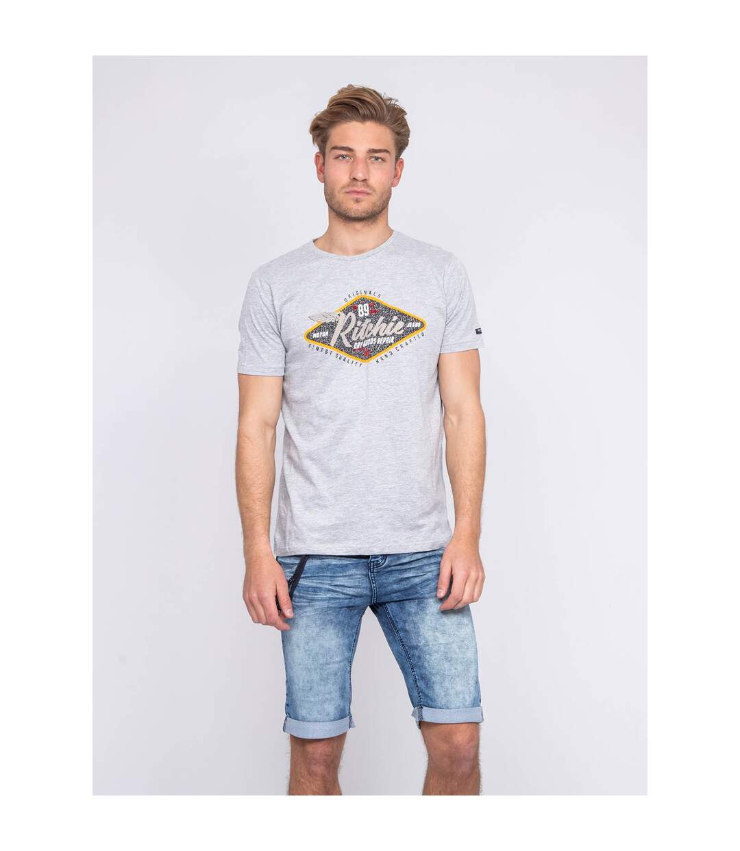 T-shirt col rond pur coton NAUTILUS-1