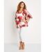 Tunique longue ample imprimé tie & dye-3