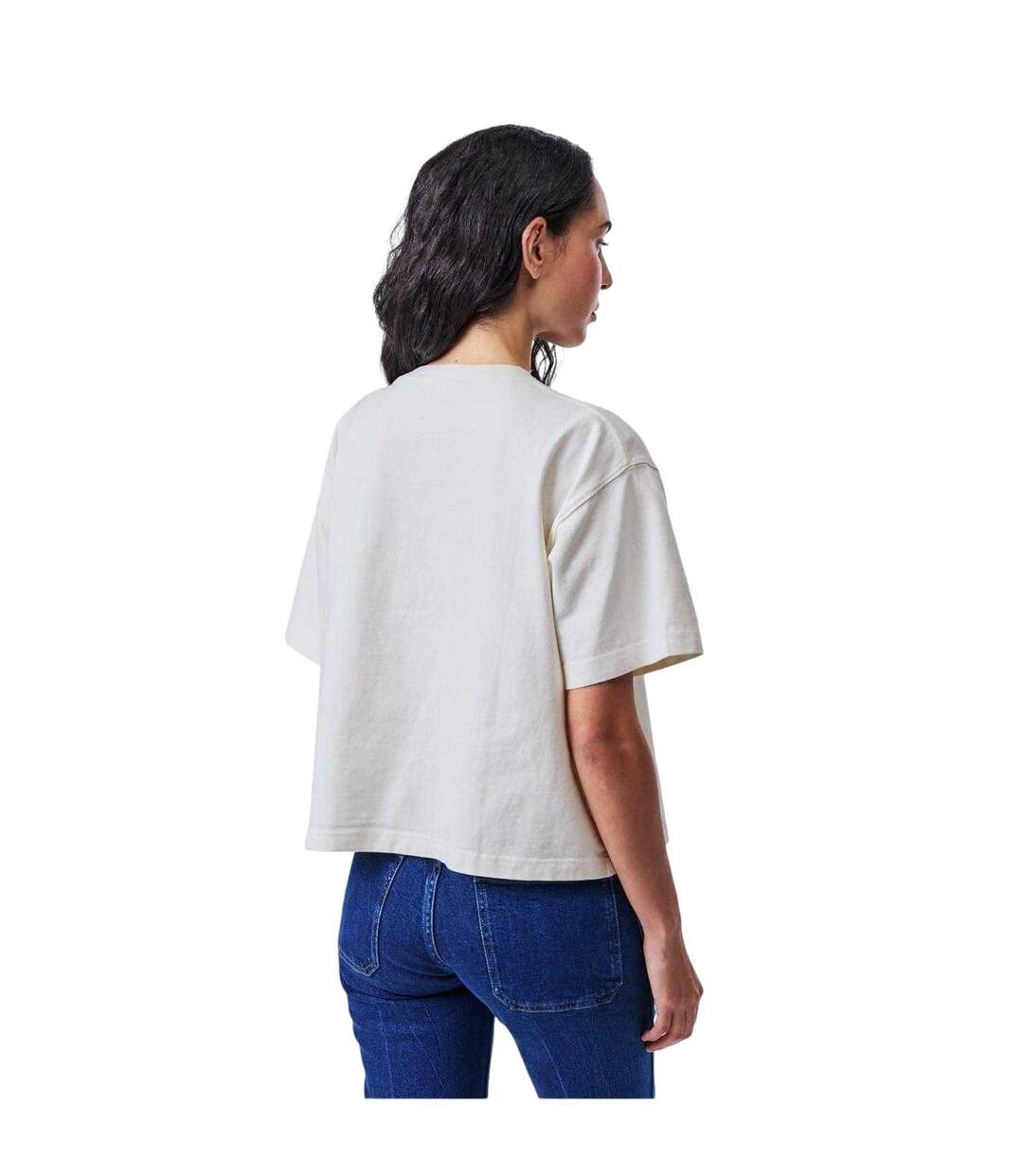 T-shirt Motif/style Drapeau Polo Femme Blanc Ralph Lauren-4