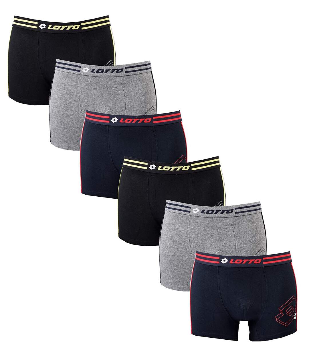 Boxer homme LOTTO Pack de 6 Boxers 1418-2