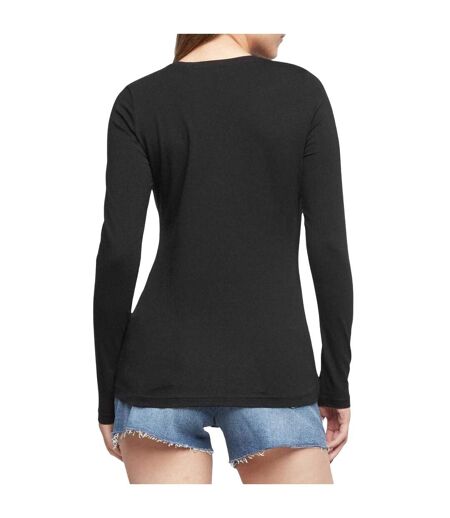 T-shirt Manches Longues New Virginia Femme Noir Pepe Jeans