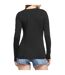T-shirt Manches Longues New Virginia Femme Noir Pepe Jeans-2