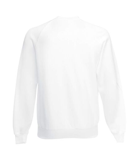 Fruit Of The Loom Mens Raglan Sleeve Belcoro® Sweatshirt (White) - UTBC368