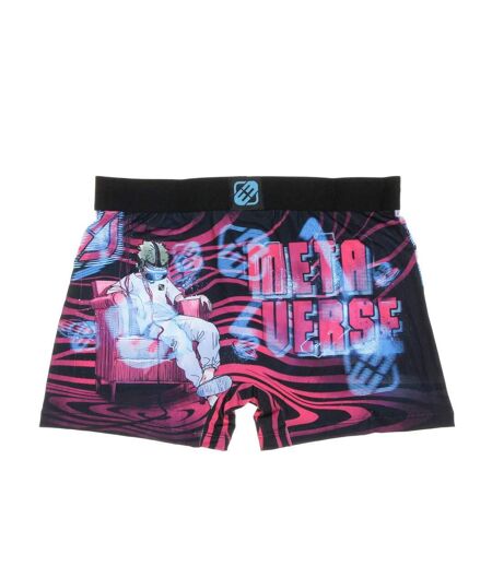 Boxer Rose/Bleu Homme Freegun Metaverse - L