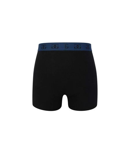 Pack Of 5  Mens Cotton Blend Boxer Shorts  Black Multicoloured Giorgio