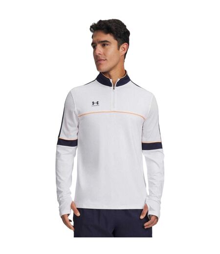 Mens Challenger Tracksuit Top White Navy Under Armour
