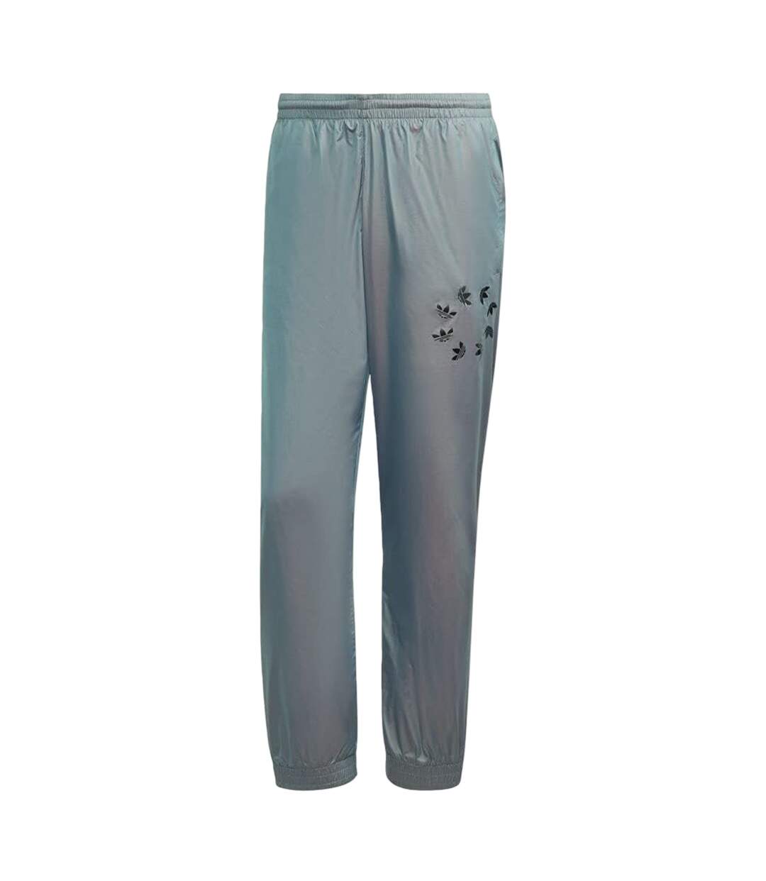 Mens Trefoil Tracksuit Bottoms Grey Adidas-1