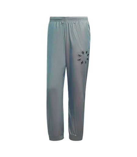 Mens Trefoil Tracksuit Bottoms Grey Adidas