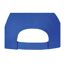 Unisex adult ultimate sandwich peak cap bright royal blue/white Beechfield-2