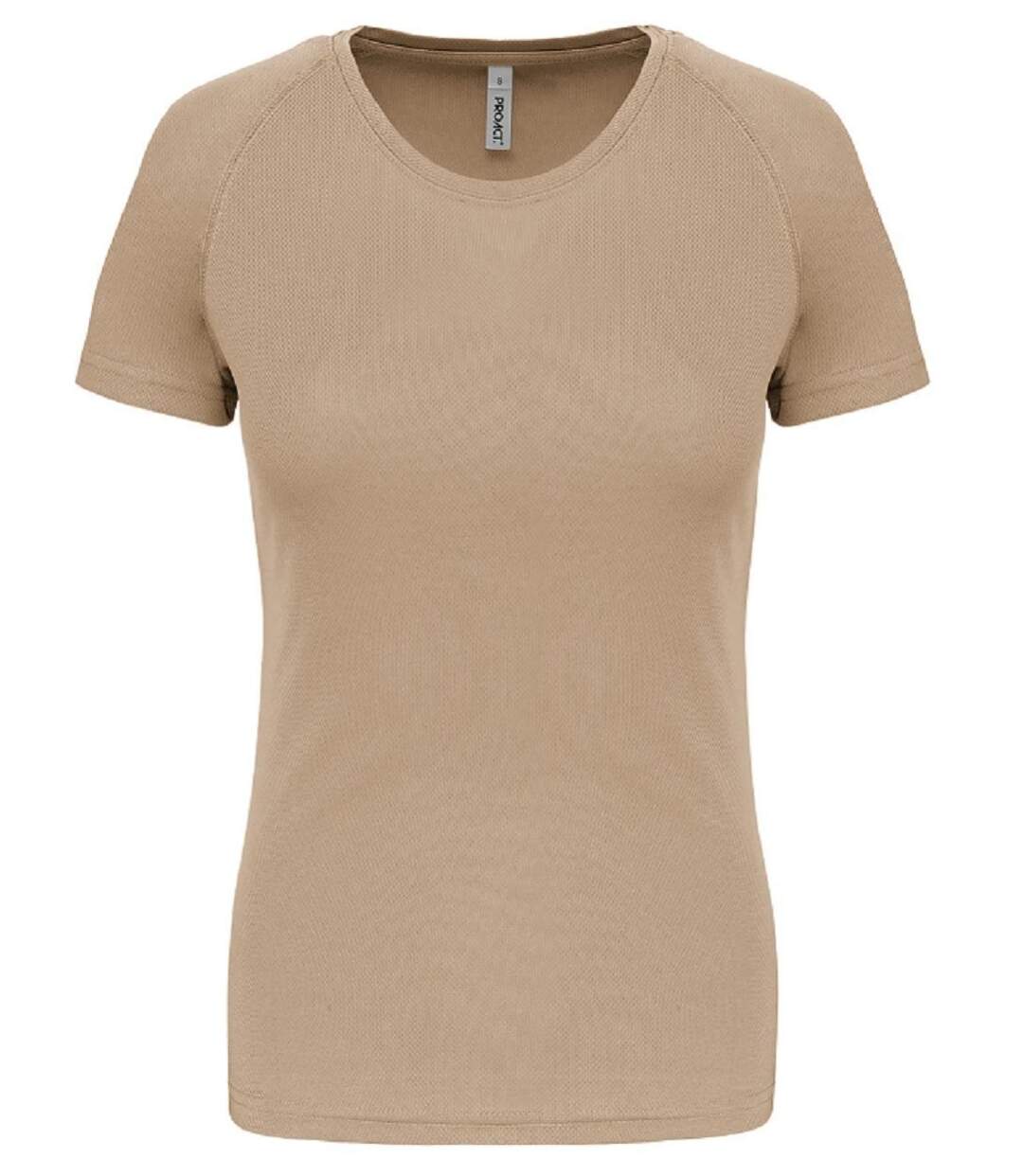 T-shirt sport - Running - Femme - PA439 - beige sable-1