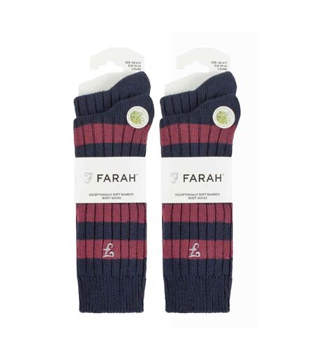 Farah - 4 Paires Chaussettes Rayées Bambou Créateur L'été | Chaussettes Brodées