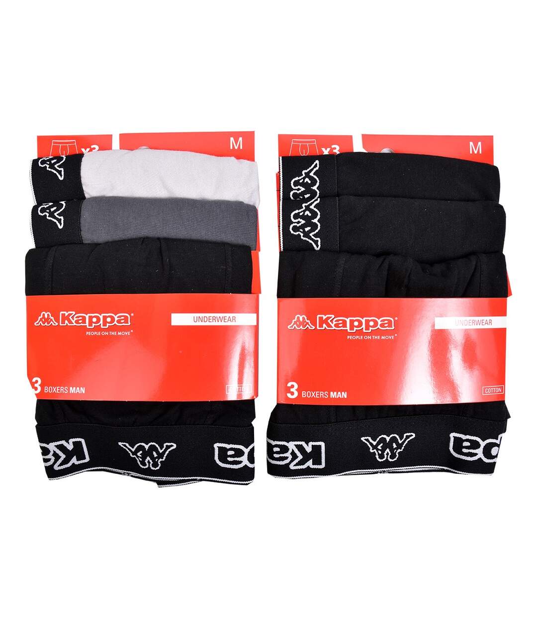 Boxer KAPPA pour Homme Qualité et Confort -Assortiment modèles photos selon arrivages- Pack de 12 Boxers Surprise KAPPA 100% Coton-2