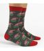 12 Pair Multipack Mens Christmas Design Socks-4