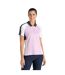 Womens/ladies Hazelmere Nosilife Short-sleeved Golf Polo Shirt Orchid White Craghoppers-4