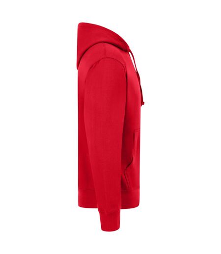 Casual Classics Mens Ringspun Cotton Hoodie (Red) - UTAB517