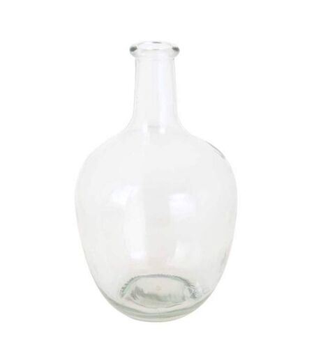 Vase Déco en Verre Jarre 25cm Transparent