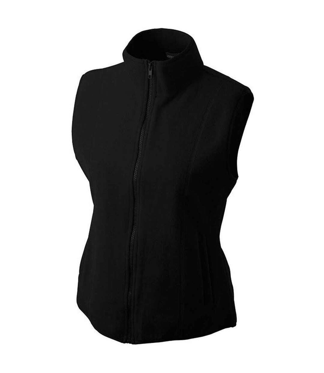 Gilet sans manches bodywarmer polaire femme - JN048 - noir-1