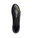 Mens F50 League Laceless Firm Ground Football Boots Black Lemon Adidas-4