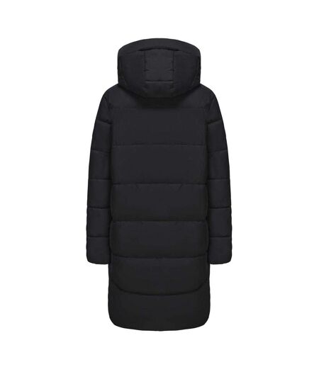 Womens/ladies Ottawa Full Zip Long Parka Black Gelert