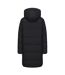 Womens/ladies Ottawa Full Zip Long Parka Black Gelert-2