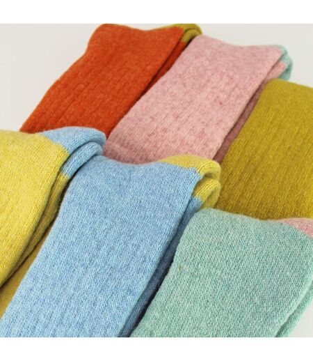 6 Pairs Ladies Alpaca Lounge Socks For Bed