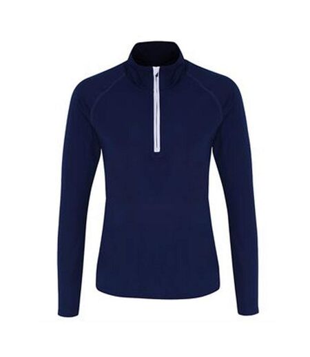 Haut femme bleu marine / blanc TriDri