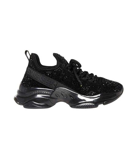 Baskets Motif/style Embelli Maxima-r Femme Noir Steve Madden