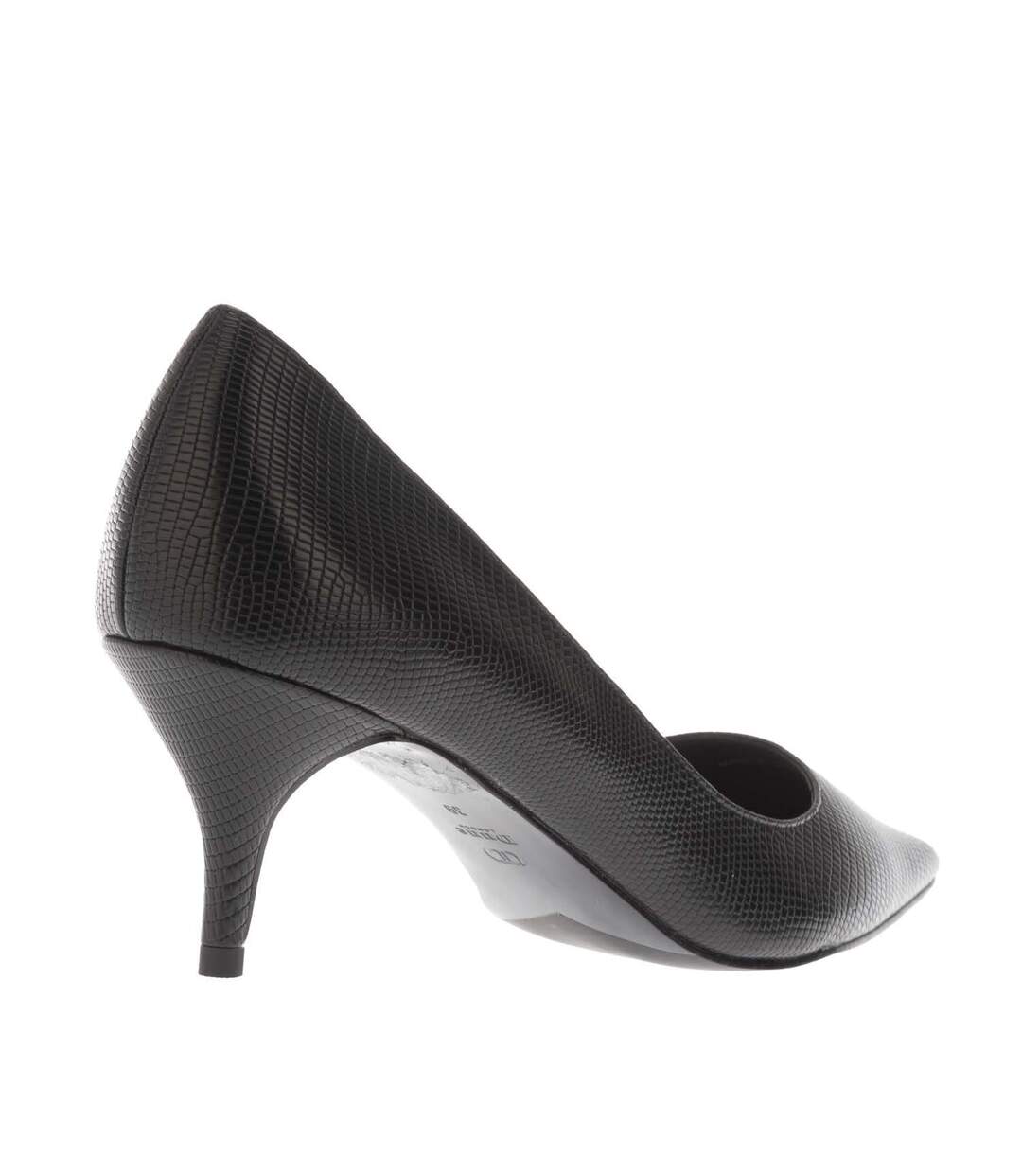 Escarpins attire patent femme noir Dune London-2