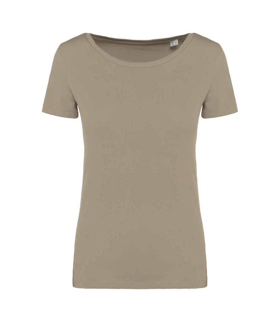 Womens/ladies t-shirt wet sand Native Spirit-1