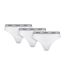 Lot De 3  Strings Motif/style À Rayures Femme Blanc Hugo-2
