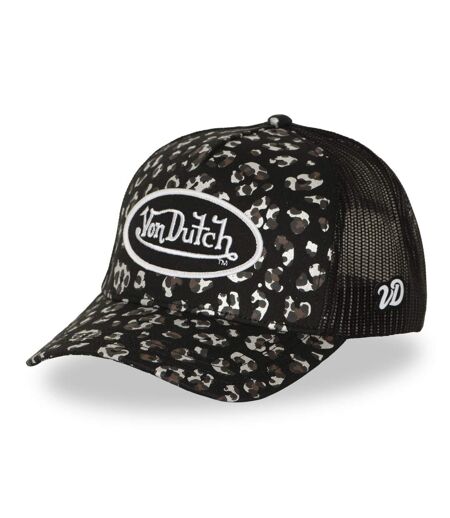 Casquette baseball avec filet et patch Leopard Foil Vondutch