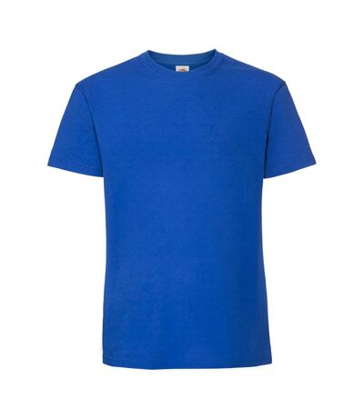 T-shirt iconic premium homme bleu roi Fruit of the Loom