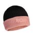 Bonnet noir/rose femme roxy freja beanie-2