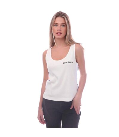 Débardeur classic femme blanc / noir Palm Angels