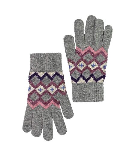 Ladies Wool Gloves | Winter Cute Fairisle Gloves for Cold Weather