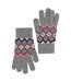 Ladies Wool Gloves | Winter Cute Fairisle Gloves for Cold Weather-4