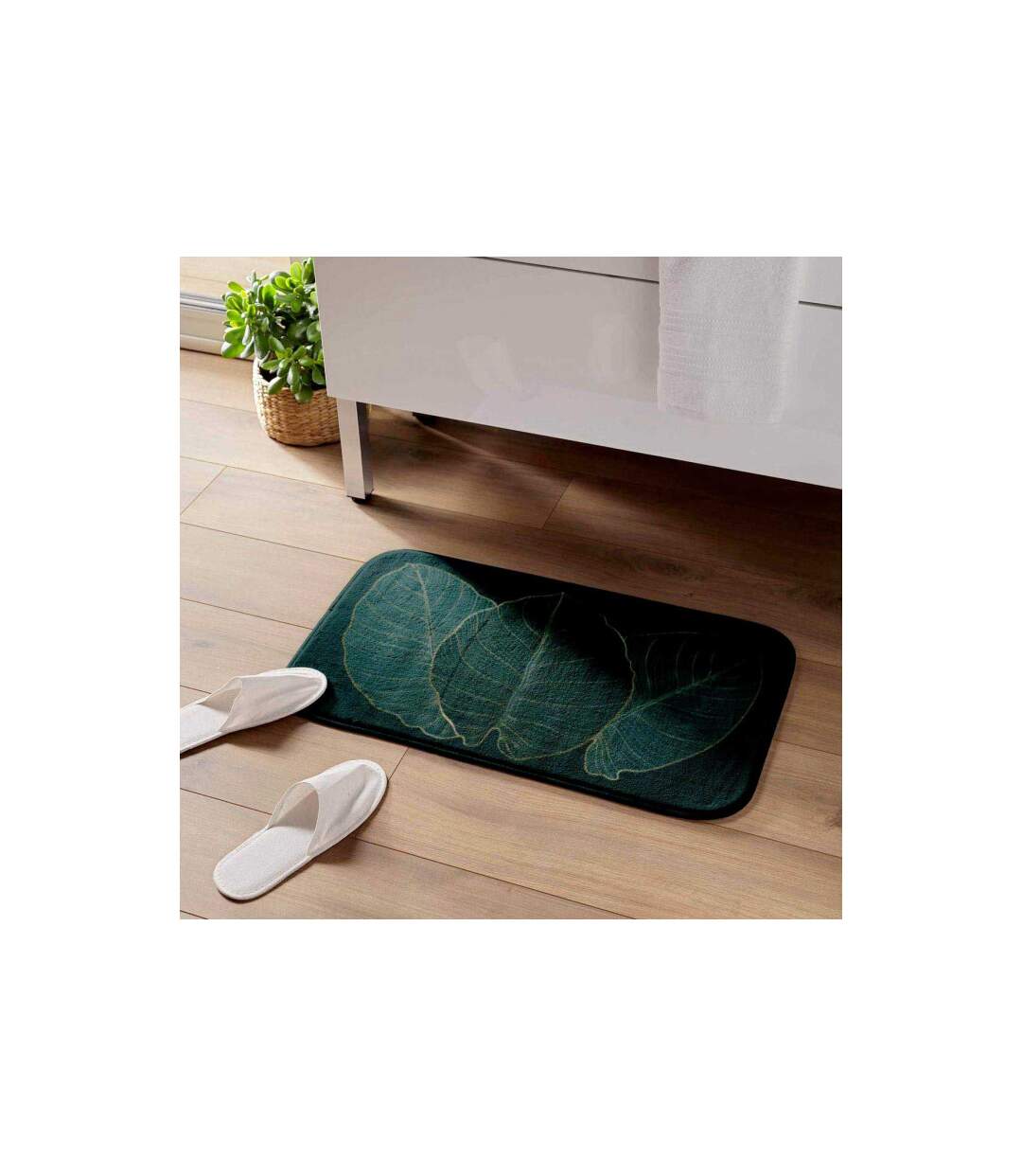 Tapis de Bain Microfibre Jade 45x75cm Vert