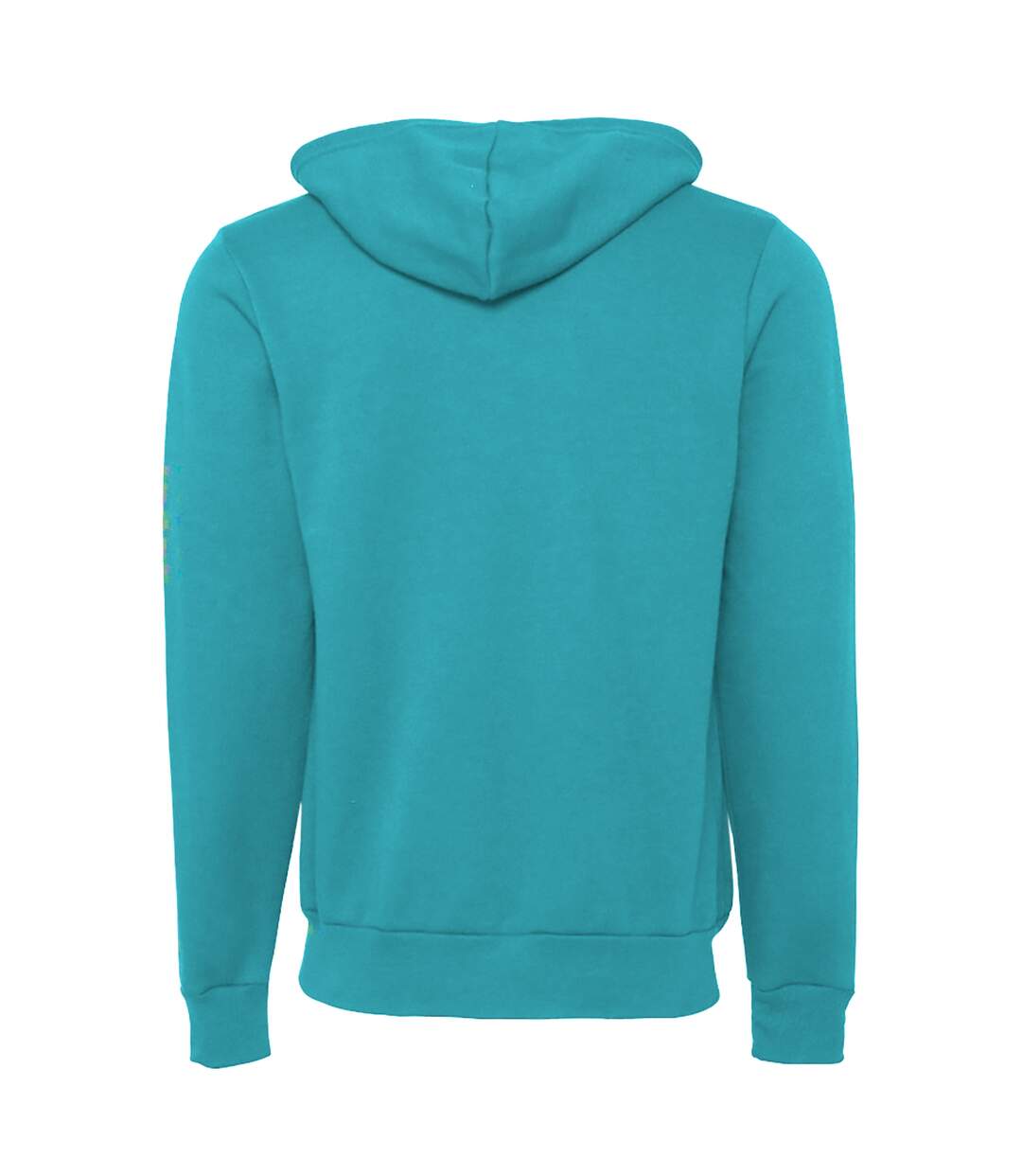 Canvas Unisex Zip-up Polycotton Fleece Hooded Sweatshirt / Hoodie (Teal)