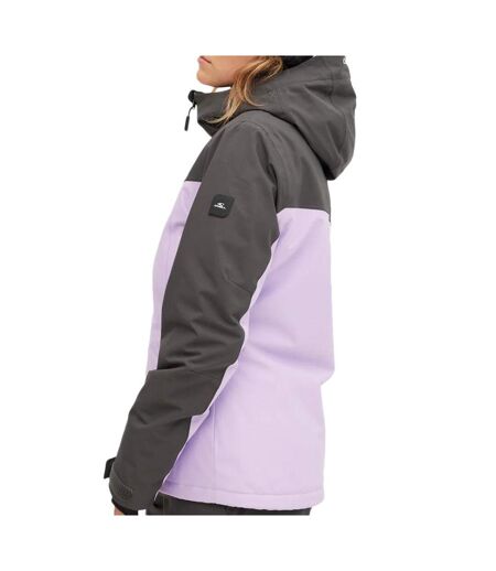 Manteaux mauve/gris foncé femme o'neill aplite