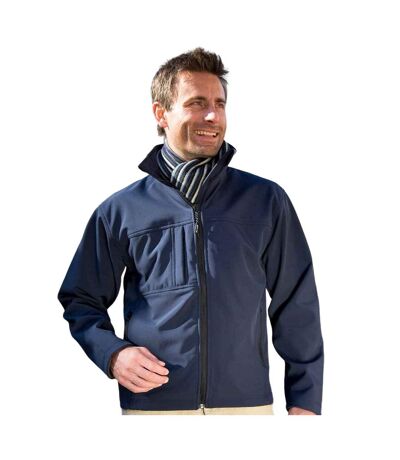 Mens Classic Soft Shell Jacket Navy Result