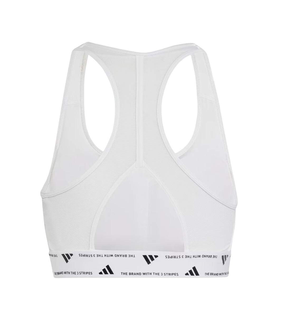 Brassière blanche femme adidas plct ms-2