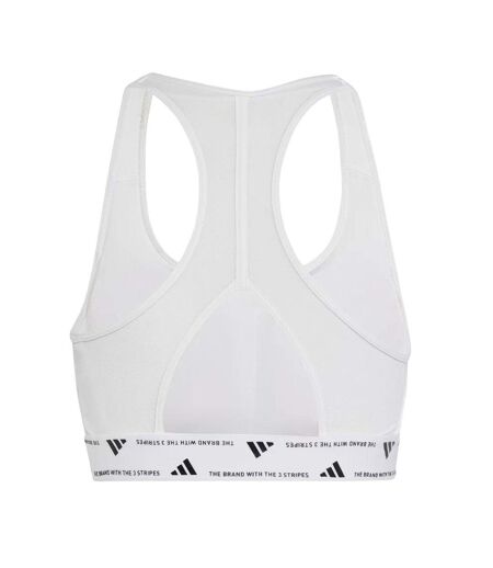 Brassière blanche femme adidas plct ms