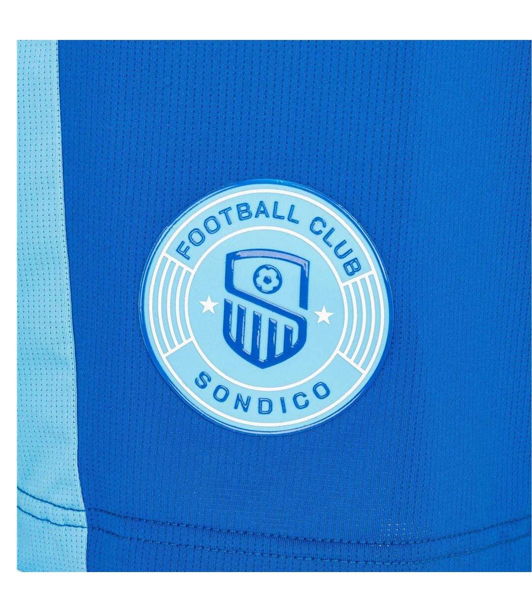 Childrens/kids Team Shorts Blue Sondico-4