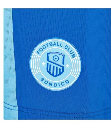 Childrens/kids Team Shorts Blue Sondico