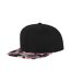 Casquette Ajustable Motif/style Roses Noir Gris Flexfit-1